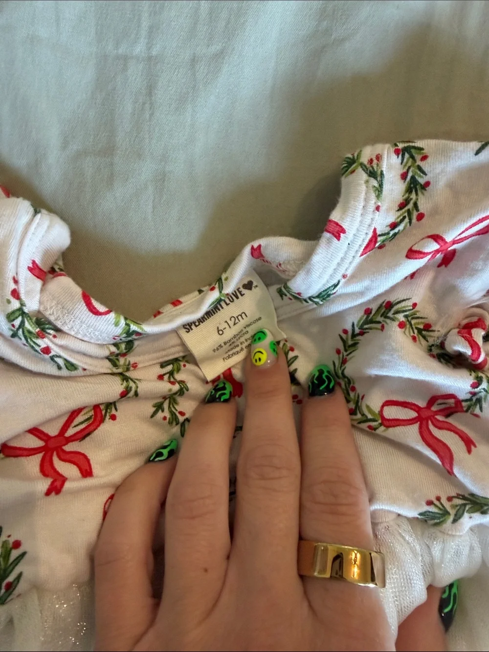 Spearmint love Christmas tutu dress